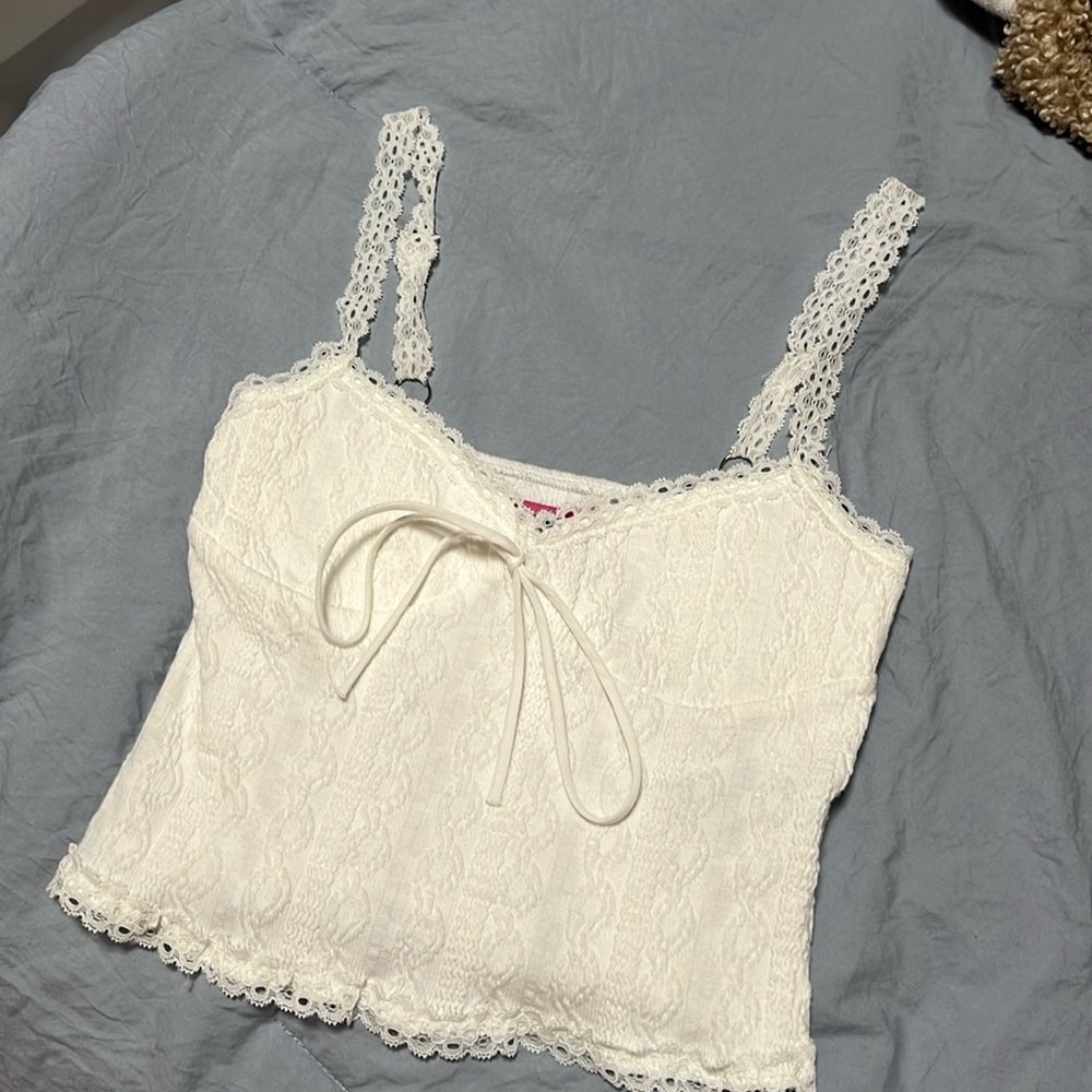 Edikted XS White tank top